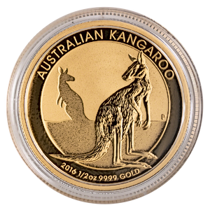 2016 1/2 oz Australian Gold Kangaroo Nugget Bullion Coin