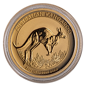 2017 1/2 oz Australian Gold Kangaroo Nugget Bullion Coin