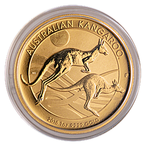 Australian Gold Kangaroo Nugget 2018 - 1 oz