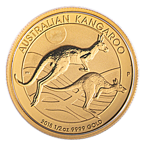 2018 1/2 oz Australian Gold Kangaroo Nugget Bullion Coin