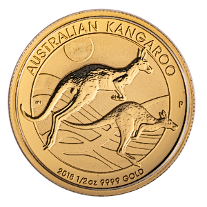 2018 1/2 oz Australian Gold Kangaroo Nugget Bullion Coin