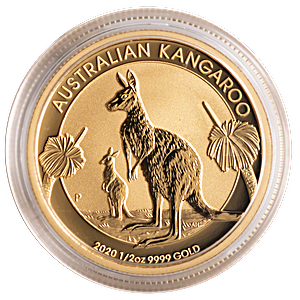 2020 1/2 oz Australian Gold Kangaroo Nugget Bullion Coin