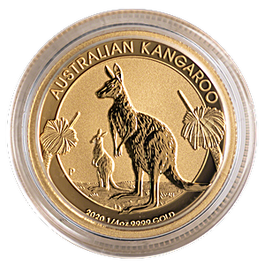Australian Gold Kangaroo Nugget 2020 - 1/4 oz
