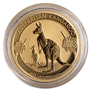 2020 1/4 oz Australian Gold Kangaroo Nugget Bullion Coin