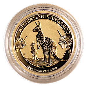 2020 1/10 oz Australian Gold Kangaroo Nugget Bullion Coin