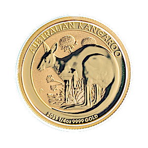 2021 1/4 oz Australian Gold Kangaroo Nugget Bullion Coin