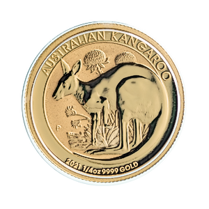 2021 1/4 oz Australian Gold Kangaroo Nugget Bullion Coin