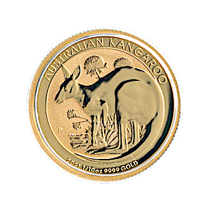 2021 1/10 oz Australian Gold Kangaroo Nugget Bullion Coin