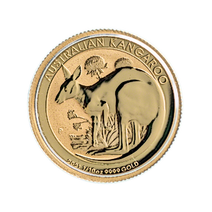 2021 1/10 oz Australian Gold Kangaroo Nugget Bullion Coin