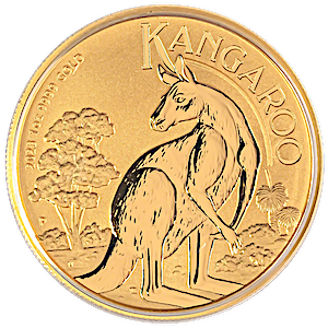 2023 1 oz Australian Gold Kangaroo Nugget Bullion Coin