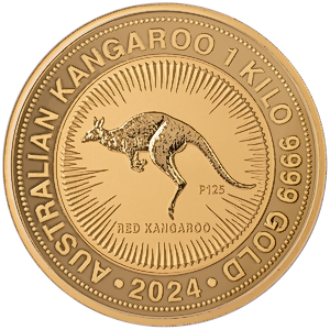 2024 1 Kilogram Australian Gold Kangaroo Nugget Bullion Coin