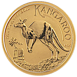 2024 1/4 oz Australian Gold Kangaroo Nugget Bullion Coin