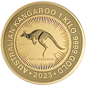 2023 1 Kilogram Australian Gold Kangaroo Nugget Bullion Coin