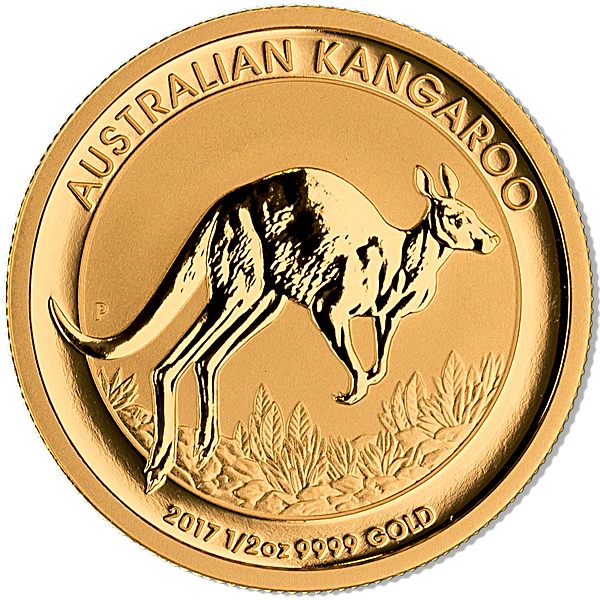 Australian Gold Kangaroo Nugget 2017 - 1/2 oz Australian Gold Kangaroo Nugget 2017 - 1/2 oz