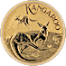 2025 1 oz Australian Gold Kangaroo Nugget Bullion Coin thumbnail