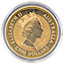 1991 10 oz Australian Gold Kangaroo Nugget Coin thumbnail