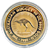 1991 10 oz Australian Gold Kangaroo Nugget Coin thumbnail