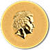 2010 1 oz Australian Gold Kangaroo Nugget Bullion Coin thumbnail