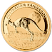 2015 1 oz Australian Gold Kangaroo Nugget Bullion Coin thumbnail