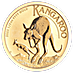 Australian Gold Kangaroo Nugget 2022 - 1/2 oz thumbnail