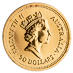 1987 1/2 oz Australian Gold Kangaroo Nugget Bullion Coin thumbnail