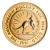 1991 1 oz Australian Gold Kangaroo Nugget Bullion Coin thumbnail