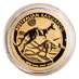 2018 1/4 oz Australian Gold Kangaroo Nugget Bullion Coin thumbnail