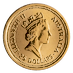1987 1/4 oz Australian Gold Kangaroo Nugget Bullion Coin thumbnail