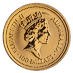 1990 1 oz Australian Gold Kangaroo Nugget Bullion Coin thumbnail