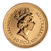 1990 1/2 oz Australian Gold Kangaroo Nugget Bullion Coin thumbnail