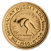 1990 1/4 oz Australian Gold Kangaroo Nugget Bullion Coin thumbnail