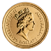 1990 1/4 oz Australian Gold Kangaroo Nugget Bullion Coin thumbnail