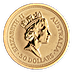 1991 1/2 oz Australian Gold Kangaroo Nugget Bullion Coin thumbnail