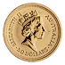 1991 1/2 oz Australian Gold Kangaroo Nugget Bullion Coin thumbnail
