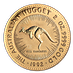 Australian Gold Kangaroo Nugget 1992 - 2 oz  thumbnail