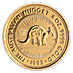 Australian Gold Kangaroo Nugget 1992 - 1/4 oz thumbnail
