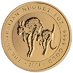 2004 1 oz Australian Gold Kangaroo Nugget Bullion Coin thumbnail
