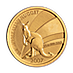 Australian Gold Kangaroo Nugget 2007 - 1/4 oz thumbnail