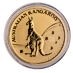 2009 1 oz Australian Gold Kangaroo Nugget Bullion Coin thumbnail