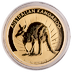 2011 1 oz Australian Gold Kangaroo Nugget Bullion Coin thumbnail