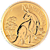 2023 1 oz Australian Gold Kangaroo Nugget Bullion Coin thumbnail
