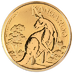 2023 1 oz Australian Gold Kangaroo Nugget Bullion Coin thumbnail