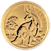 2023 1/2 oz Australian Gold Kangaroo Nugget Bullion Coin thumbnail