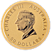 2024 1/2 oz Australian Gold Kangaroo Nugget Bullion Coin thumbnail