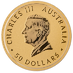 2024 1/2 oz Australian Gold Kangaroo Nugget Bullion Coin thumbnail
