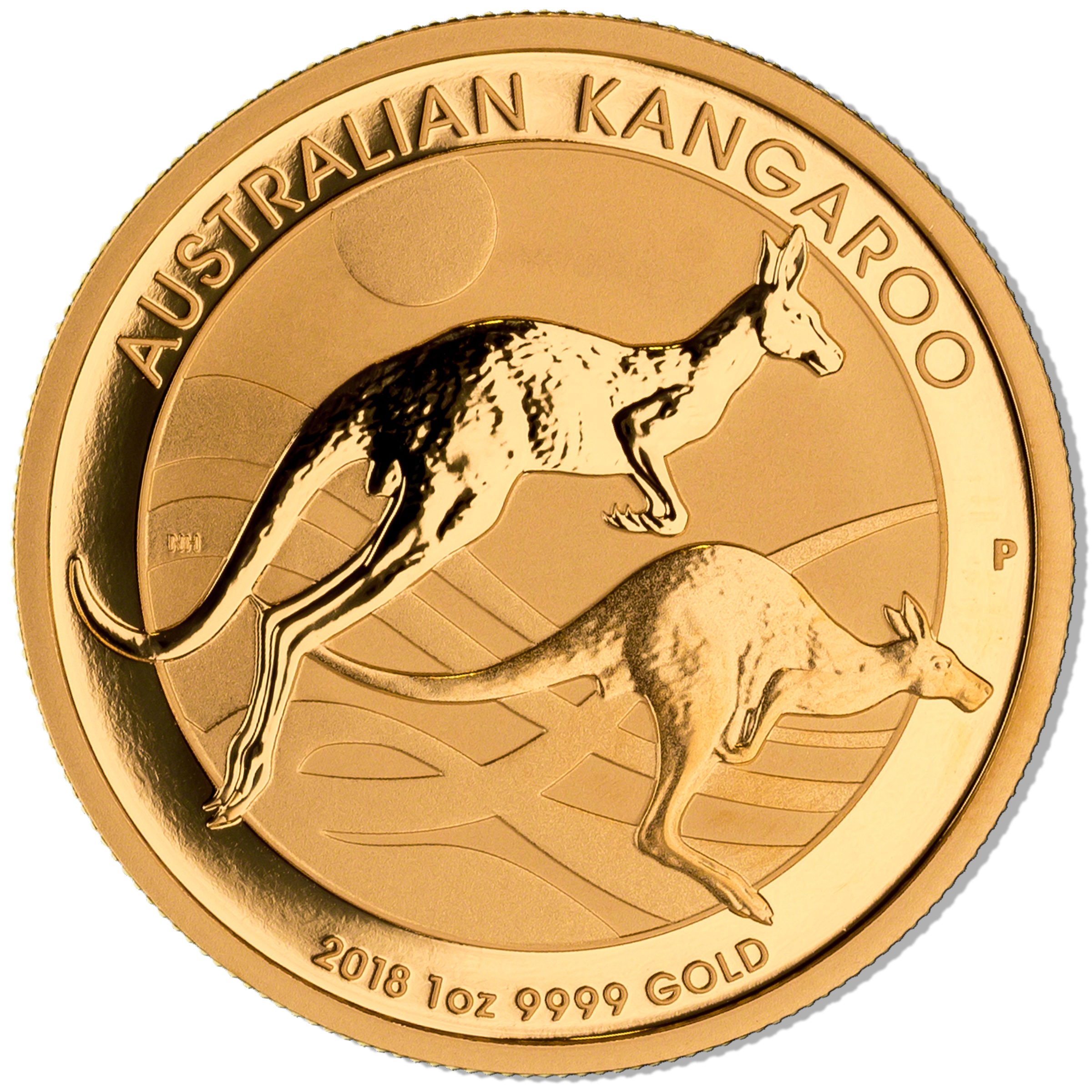  Australian Gold Kangaroo Nugget 2018 1 Oz BullionStar