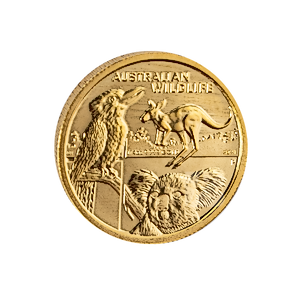 2021 1/4 oz Australian Gold Wildlife Bullion Coin (Pre-Owned in Good Condition)