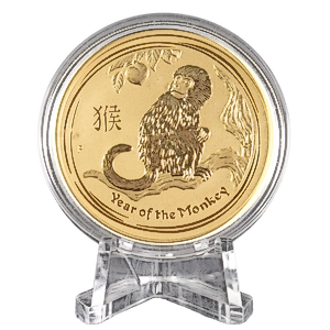 2016 2 oz Australian Gold Lunar Series 