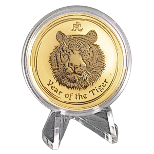 2010 2 oz Australian Gold Lunar Series 