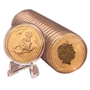 20 pcs of 1 oz 2016 Australian Gold Lunar Monkey Coins - Total 20 oz Gold 20 pcs of 1 oz 2016 Australian Gold Lunar Monkey Coins - Total 20 oz Gold